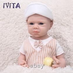 IVITA 20'' Soft FullBody Silicone Reborn Baby Doll Lifelike Boy Pretty Baby