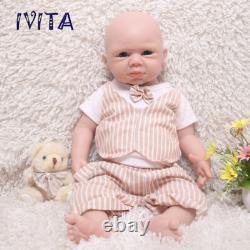 IVITA 20'' Soft FullBody Silicone Reborn Baby Doll Lifelike Boy Pretty Baby