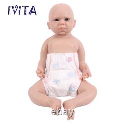 IVITA 20'' Soft FullBody Silicone Reborn Baby Doll Lifelike Boy Pretty Baby