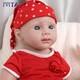 Ivita 20'' Soft Silicone Reborn Doll Newborn Baby Girl Doll Xmas Gift Toy