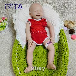 IVITA 20'' Vivid Soft Silicone Reborn Doll Lifelike Sleeping Baby Girl Gift