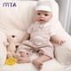Ivita 20in Cute Boy Baby Full Body Silicone Reborn Baby Doll Kids Xmas Gifts