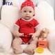 Ivita 21 Big Girl Baby Lifelike Full Silicone Reborn Baby Doll Kids Gifts