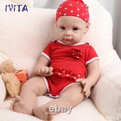 IVITA 21 Big Girl Baby Lifelike Full Silicone Reborn Baby Doll Kids Gifts