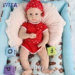 IVITA 21 Big Girl Baby Lifelike Full Silicone Reborn Baby Doll Kids Gifts