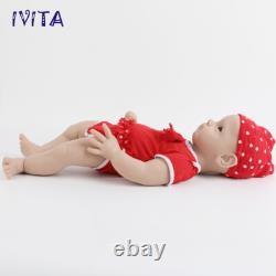 IVITA 21 Big Girl Baby Lifelike Full Silicone Reborn Baby Doll Kids Gifts