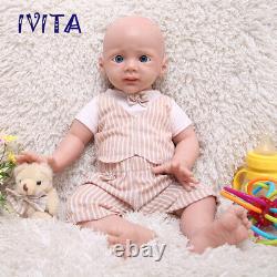 IVITA 21'' Full Silicone Reborn Baby Boy Newborn Handmade Silicone Doll Infant