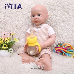 IVITA 21'' Full Silicone Reborn Baby Boy Newborn Handmade Silicone Doll Infant