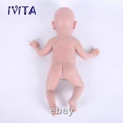 IVITA 21'' Squishy Silicone Reborn Baby Girl Floppy Platinum Silicone Doll