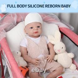 IVITA 22'' Full Body Platinum Silicone Reborn Baby BOY 5KG Lifelike Silicon Doll