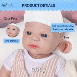 IVITA 22'' Full Body Platinum Silicone Reborn Baby BOY 5KG Lifelike Silicon Doll