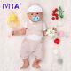 Ivita 23'' Big Reborn Boy Full Body Silicone Doll Adorable Smile Baby Infant