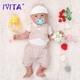 Ivita 23'' Big Reborn Boy Full Body Silicone Doll Adorable Smile Baby Infant