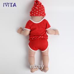 IVITA 23'' Reborn Doll Newborn Girl 5400g Full Body Silicone Baby Xmas Gift Toys