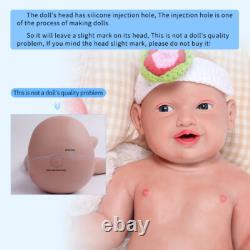 IVITA 23'' Reborn Doll Newborn Girl 5400g Full Body Silicone Baby Xmas Gift Toys