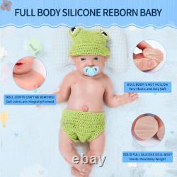 IVITA 23'' Reborn Doll Newborn Girl 5400g Full Body Silicone Baby Xmas Gift Toys