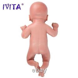 IVITA 36cm 1.65kg 100% Full Silicone Reborn Boy Doll Realistic Baby Toys Gift US