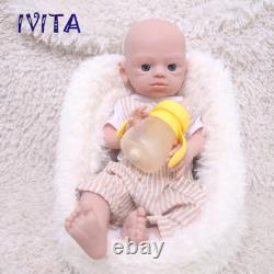 IVITA Handmade Lifelike Boy Infant 19''Full Body Silicone Reborn Baby Doll Xmas
