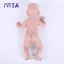 IVITA Handmade Lifelike Boy Infant 19''Full Body Silicone Reborn Baby Doll Xmas