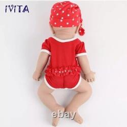 IVITA Lifelike Pretty Baby Silicone Reborn Baby Doll Infant Girl Art Collection
