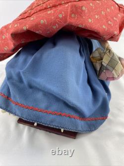 Ilse Ludecke Cloth Doll On Base German Vintage Leni Women in Black Forest