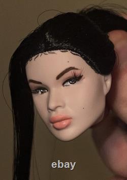 Integrity Toys Nadja Rhymes Japan Skin Repaint OOAK black hair