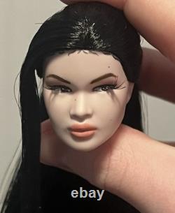 Integrity Toys Nadja Rhymes Japan Skin Repaint OOAK black hair