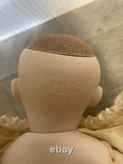 J. D. Kestner 221 Googly Eye Doll All Bisque Fully Jointed Rebuilt 1981