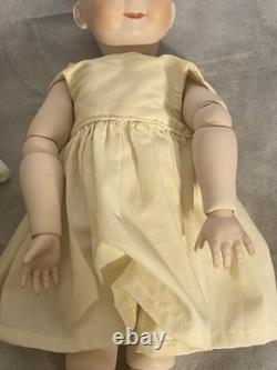 J. D. Kestner 221 Googly Eye Doll All Bisque Fully Jointed Rebuilt 1981