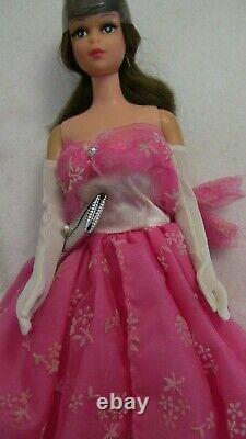 Japanese Exclusive Francie Barbie 2231 Pink Chiffon Dress LOT