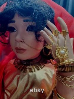 Kais Dolls American Artist World Gallery Doll Large 33 Doll Indian RARE HTF
