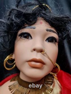 Kais Dolls American Artist World Gallery Doll Large 33 Doll Indian RARE HTF