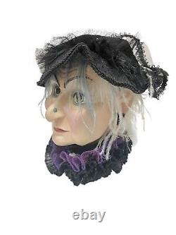 Katherine's Collection Wayne Kleski Witch Head Decor Halloween Extremely RARE