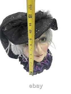 Katherine's Collection Wayne Kleski Witch Head Decor Halloween Extremely RARE