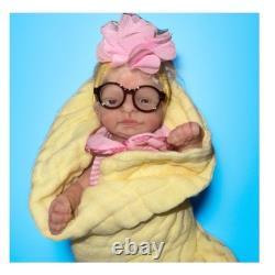 Kimbry silicone baby Kip. Baby girl micro rooted hair Will come with box opening