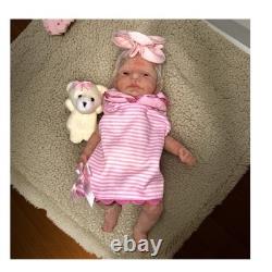 Kimbry silicone baby Kip. Baby girl micro rooted hair Will come with box opening