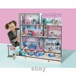 LOL Surprise Doll House With 85+ Surprises Wooden Multi Story Colorful Girls-NEW