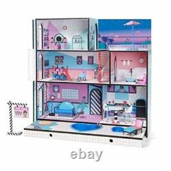 LOL Surprise Doll House With 85+ Surprises Wooden Multi Story Colorful Girls-NEW