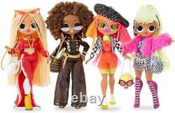 LOL Surprise OMG 4 Pack Fashion Dolls Swag Lady Diva Royal Bee Neonlicious Fr Sh