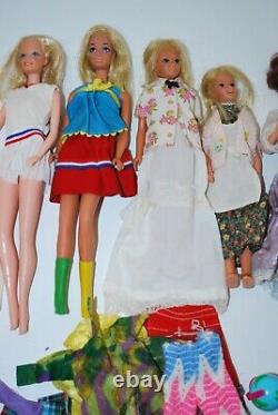 LOT 60's Vintage BARBIE Dolls Clothes Shoes Accessories
