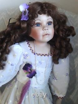 L. Murray 30 VTG Porcelain Doll Viola #128 Masterpce Gallery Exquisite/Signed