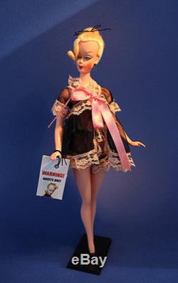 Lalka Vintage Bild Lilli Ponytail Barbie w tube and Dressed Doll Peepin Tom