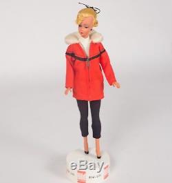 Large Bild Lilli Doll with Red Anorak Outfit NM All Original