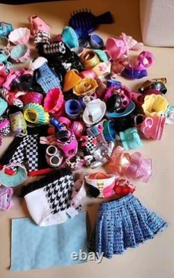 Large Lot LOL Surprise Dolls 108, Babies 5, 112 Drink Bottles, Jewelry Clothes