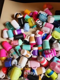 Large Lot LOL Surprise Dolls 108, Babies 5, 112 Drink Bottles, Jewelry Clothes