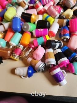 Large Lot LOL Surprise Dolls 108, Babies 5, 112 Drink Bottles, Jewelry Clothes