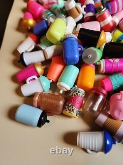 Large Lot LOL Surprise Dolls 108, Babies 5, 112 Drink Bottles, Jewelry Clothes