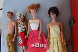 Large Vintage Barbie and Midge Case Lot +4 dolls +Lots of Clothes & Accessories