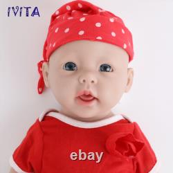 Laughing baby 20Big Girl Newborn Full Body Silicone Lifelike Reborn Baby Doll