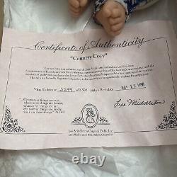 Lee Middleton Country Cozy RARE WITH COA IN ORIGINAL BOX, PACIFIER, BIBLE BEAR